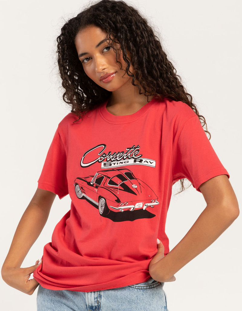 AMERICAN NEEDLE Corvette Sting Ray Womens Tee image number 0