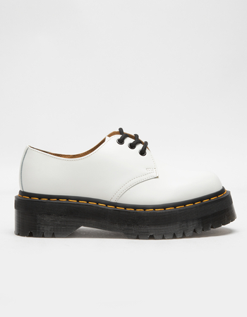 DR. MARTENS 1461 Quad Smooth Leather Womens Platform Shoes