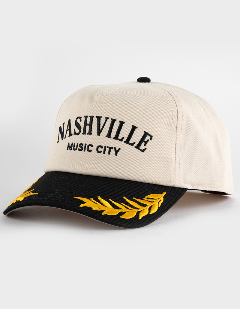 AMERICAN NEEDLE Nashville Music City Snapback Hat image number 0