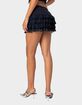 EDIKTED Maisie Ruffle Lace Mini Skirt image number 4
