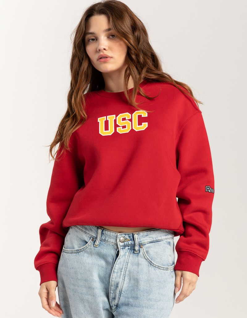 HYPE AND VICE USC Womens Crewneck Sweatshirt image number 0