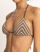 RHYTHM Terry Sands Stripe Slide Triangle Bikini Top image number 3