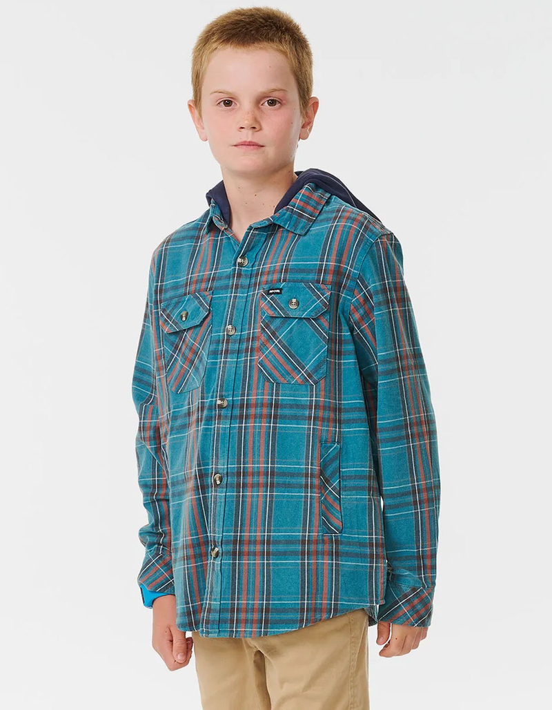 RIP CURL Ranchero Boys Hooded Flannel image number 1