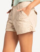 RSQ Low Rise Mid Length Womens Cargo Shorts image number 3