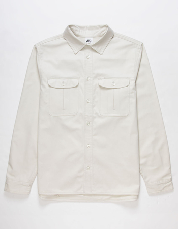 NIKE SB Tanglin Mens Button Up Long Sleeve Shirt