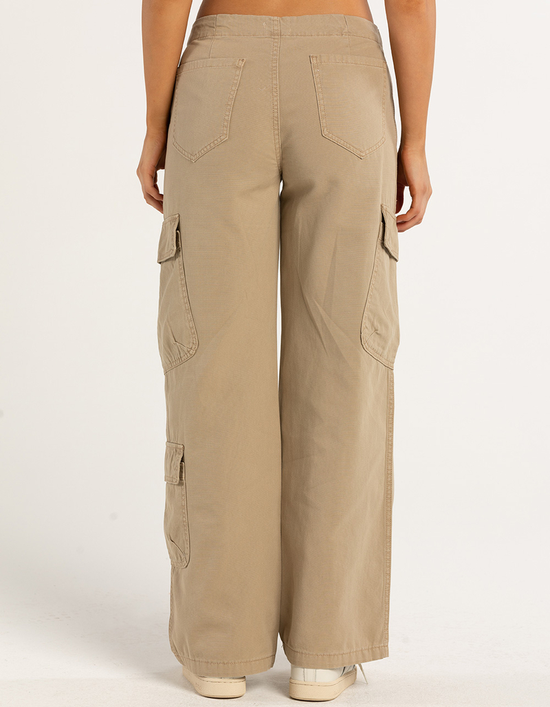 FULL TILT Low Rise Invisible Waist Womens Cargo Pants image number 3