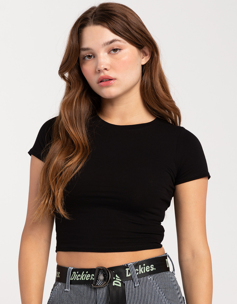 BOZZOLO Womens Cropped Tee image number 0