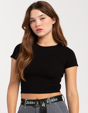 BOZZOLO Womens Cropped Tee Primary Image