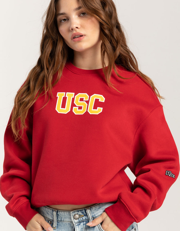 HYPE AND VICE USC Womens Crewneck Sweatshirt Alternative Image