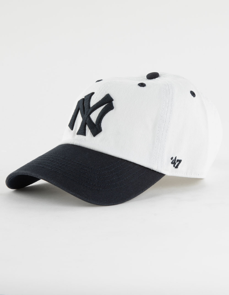 47 BRAND New York Yankees Cooperstown Double Header Diamond '47 Clean Up Strapback Hat image number 0