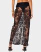 EDIKTED Bess Sheer Lace Maxi Skirt image number 5