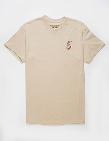 RIOT SOCIETY Cowboy Lasso Embroidered Mens Tee