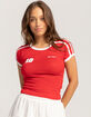 IETS FRANS Mia Football Womens Baby Tee image number 1