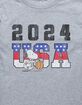 PEANUTS 2024 USA Basketball Snoopy Unisex Kids Tee image number 2