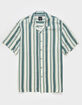 RSQ Mens Stripe Camp Button Up Shirt image number 2