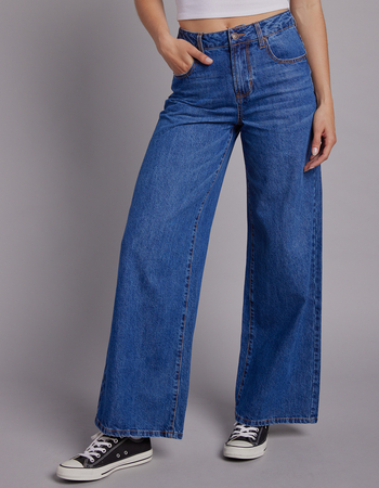 RSQ Womens High Rise Wide Leg Jeans Alternative Image