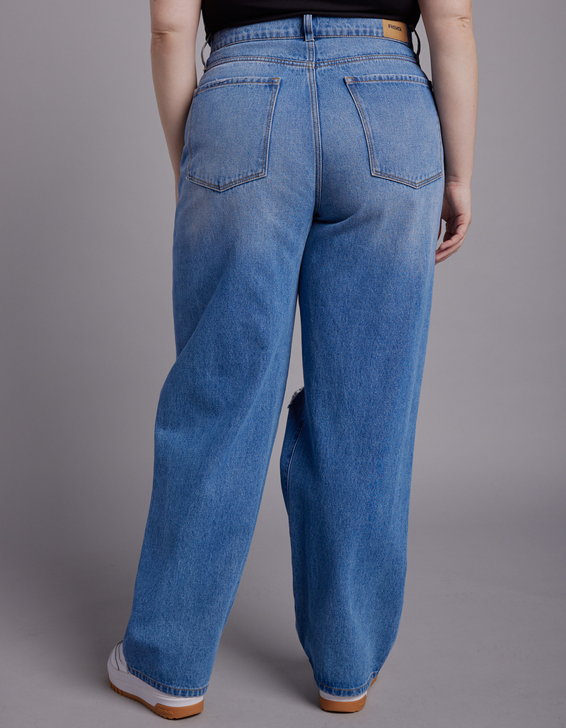 RSQ Womens High Rise Baggy Jeans image number 7