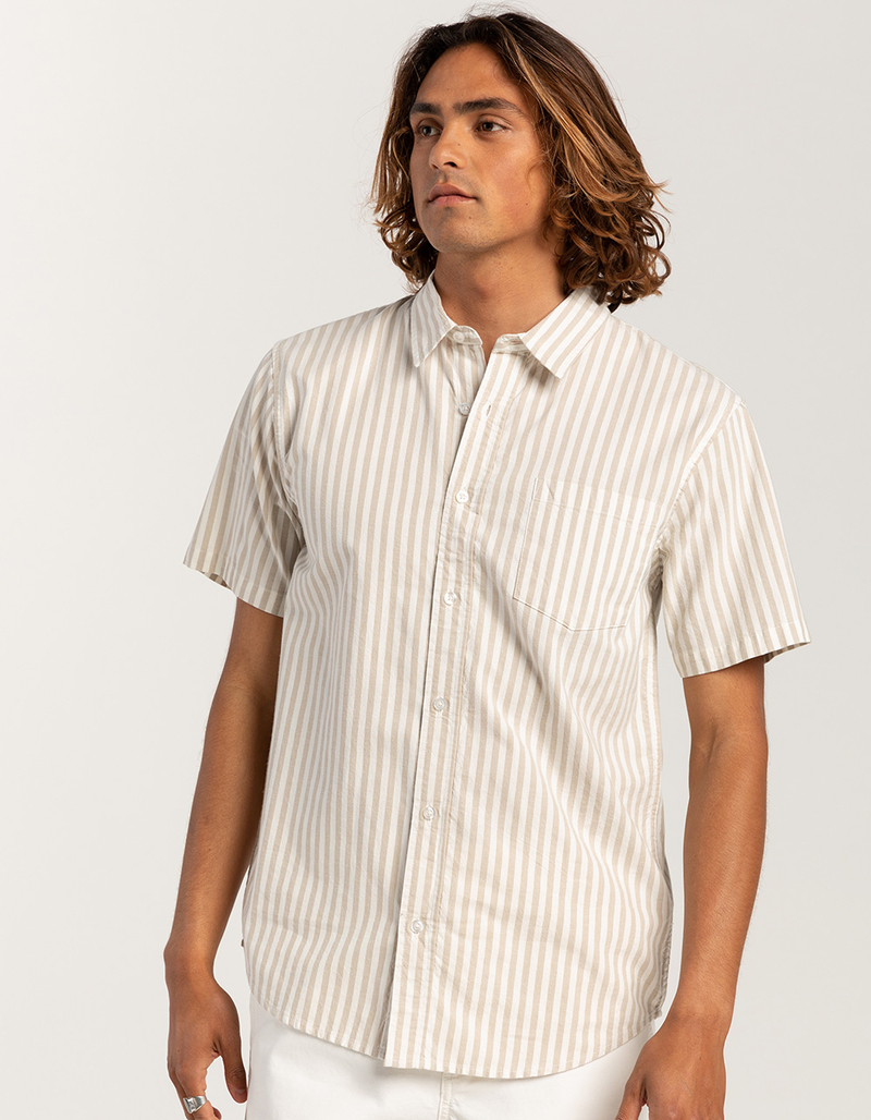 RSQ Mens Stripe Oxford Shirt image number 6