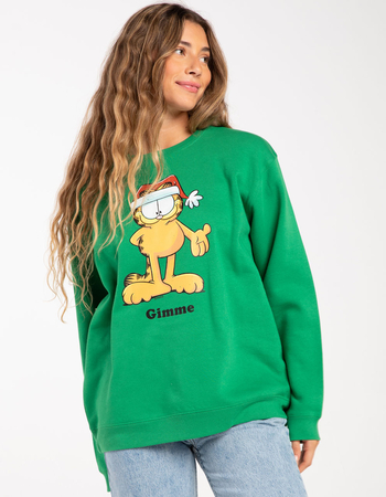 GARFIELD Gimme Christmas Womens Crewneck Sweatshirt