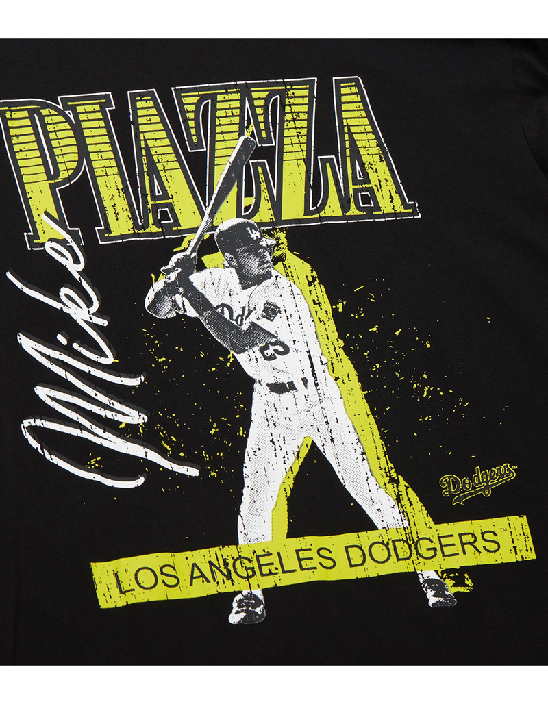 MITCHELL & NESS Los Angeles Dodgers Mike Piazza Neon Pop Mens Tee image number 2