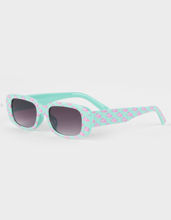 FULL TILT Printed Rectangle Sunglasses