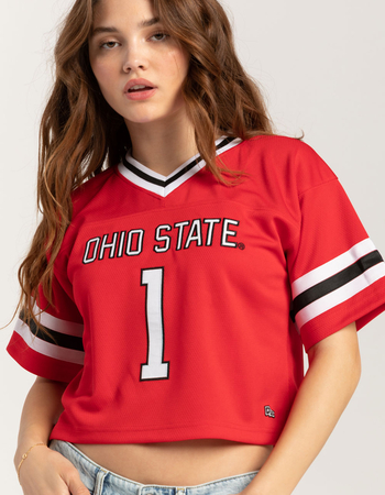 HYPE AND VICE Ohio State University Womens Football Jersey Alternative Image