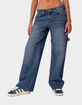 EDIKTED Carpenter Low-Rise Womens Jeans image number 3