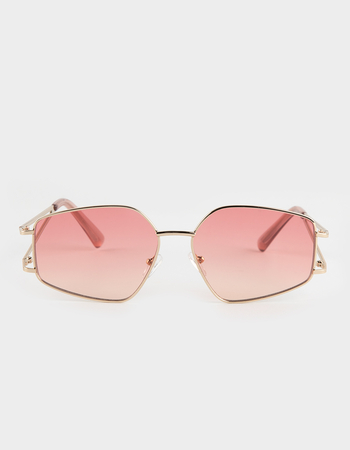 RSQ Ombre Lens Metal Sunglasses