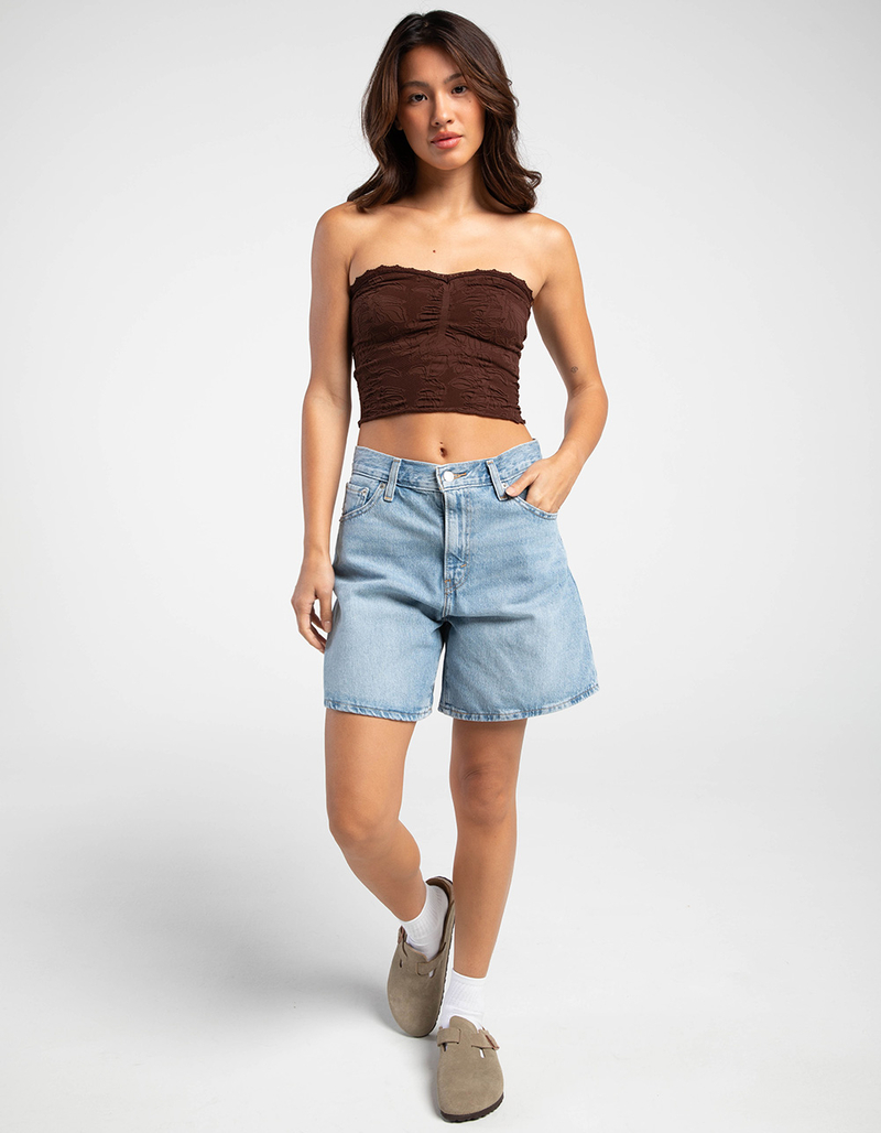LEVI'S Premium High Rise Baggy Womens Shorts - Far And Wide image number 4