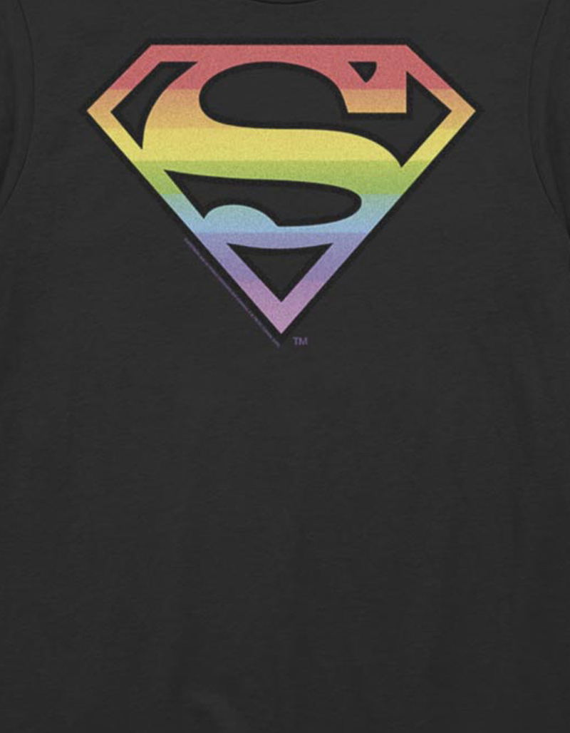 SUPERMAN Rainbow Symbol Tee image number 1