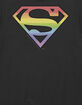 SUPERMAN Rainbow Symbol Tee image number 2