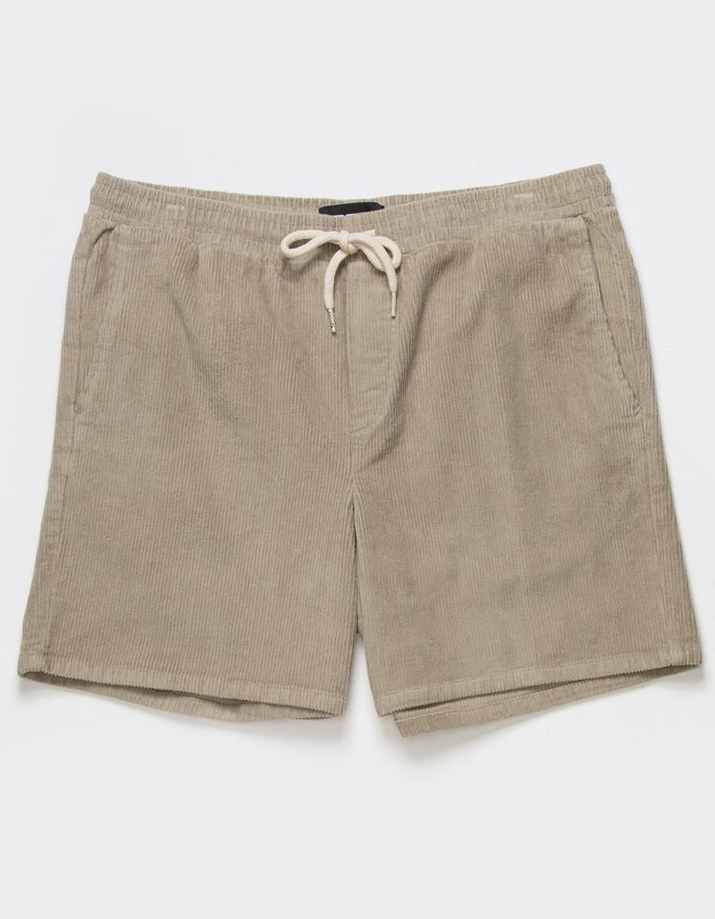 RSQ Mens 6’’ Cord Pull On Shorts image number 0