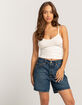 LEVI'S 501 Mid Thigh Womens Denim Shorts - Pleased To Meet You image number 1