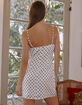 WEST OF MELROSE Polka Dot Womens Slip Dress image number 4