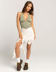 BDG Urban Outfitters Asymmetrical Splice Womens Mini Skirt image number 1