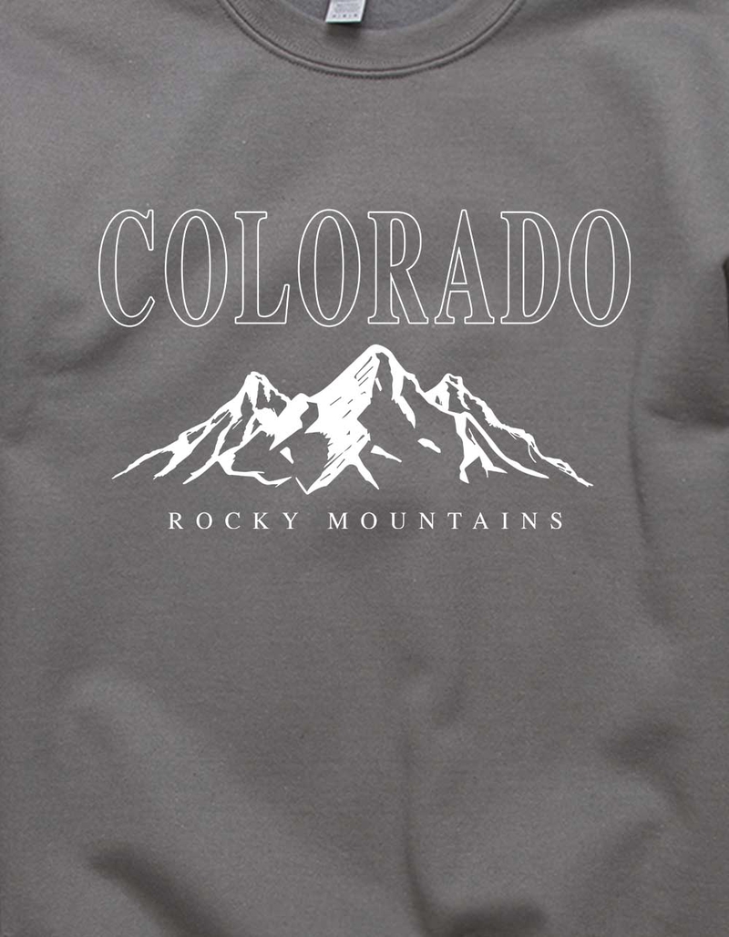 COLORADO Rocky Mountains Unisex Crewneck Sweatshirt image number 1