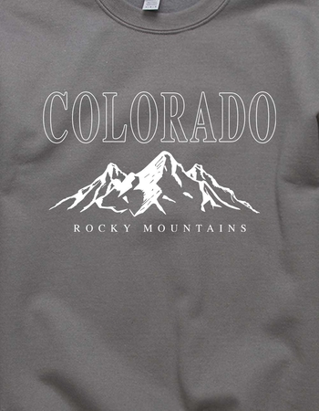 COLORADO Rocky Mountains Unisex Crewneck Sweatshirt Alternative Image