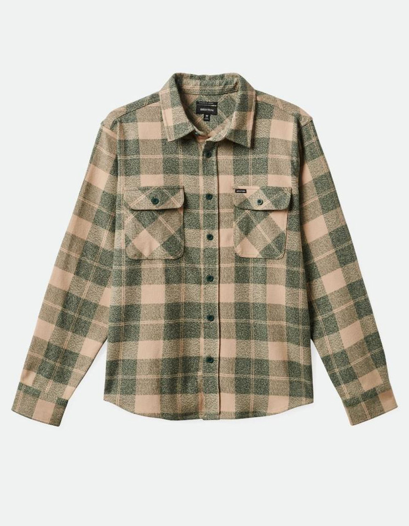 BRIXTON Bowery Stretch Mens Flannel image number 0