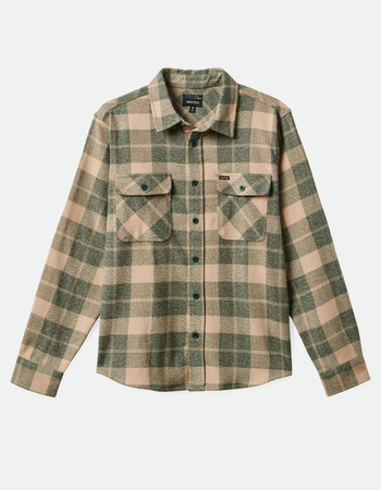 BRIXTON Bowery Stretch Mens Flannel Primary Image