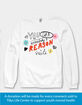 TLC x Mental Health Month You Are The Reason Unisex Crewneck Sweatshirt image number 1