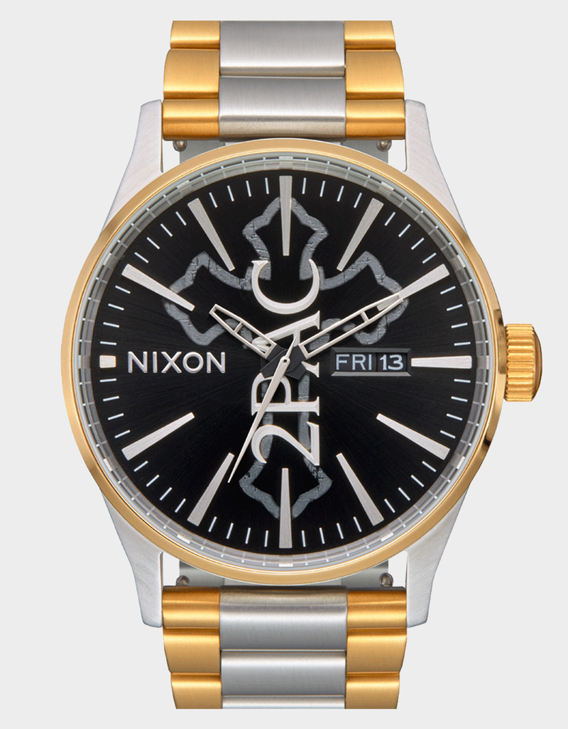 NIXON x 2PAC Sentry Stainless Steel Watch image number 0