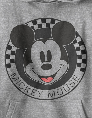 DISNEY Mickey Mouse Checkered Unisex Kids Hoodie