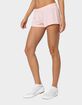 EDIKTED Irene Low Rise Pointelle Micro Shorts image number 3
