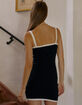 WEST OF MELROSE Rib Bow Womens Mini Dress image number 4