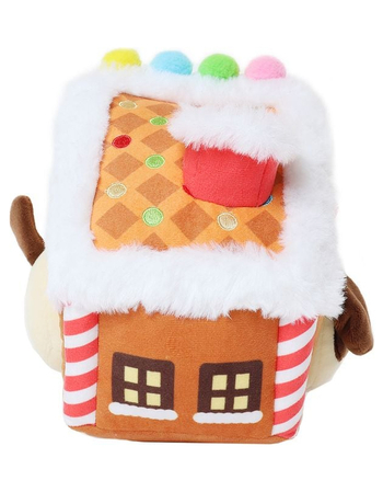 ANIROLLZ Gingerbread House Puppiroll Plush Toy