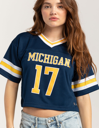 HYPE AND VICE University of Michigan Womens Football Jersey Alternative Image