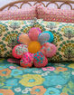 NATURAL LIFE Whimsy Flower Patchwork Pillow image number 2