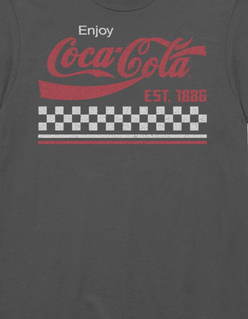 COCA-COLA Coke Checker Stripe Unisex Tee