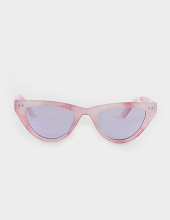 RSQ Printed Cat Eye Sunglasses