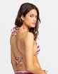 ROXY Paraiso Stripe Tiki Triangle Bikini Top image number 3